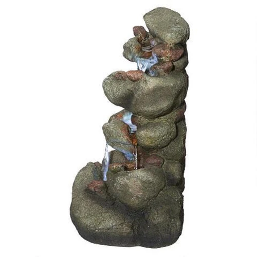 14" Lost Falls Hand Finished Illuminated Outdoor Garden Statue 5 14" Lost Falls Hand Finished Illuminated Outdoor Garden Statue - Image 3