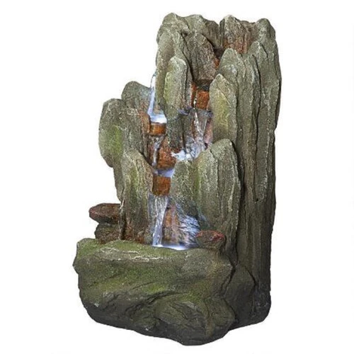 14" Lost Falls Hand Finished Illuminated Outdoor Garden Statue 8 14" Lost Falls Hand Finished Illuminated Outdoor Garden Statue - Image 6
