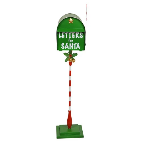 34" North Pole Letters For Santa Mailbox Christmas Outdoor Garden Statue 5 34" North Pole Letters For Santa Mailbox Christmas Outdoor Garden Statue - Image 3