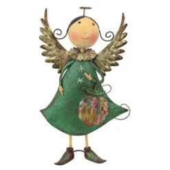 18" Blanche The Metal Holiday Helper Angel