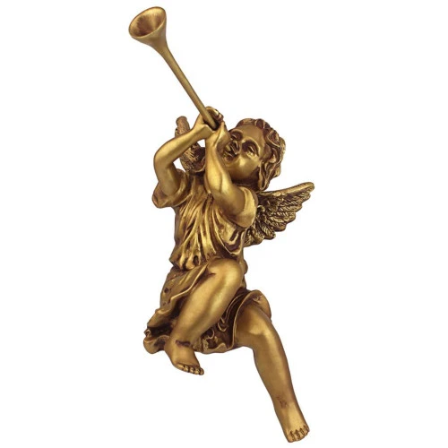 13.5" Angels Of St. Peters Square Trumpeting Cherub 3 13.5" Angels Of St. Peters Square Trumpeting Cherub