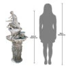 54.5" Poseidon And Dolphins Riding Waves Garden Fountain -Ornaments Store dtosc ky21065 2 72284.1665089289