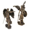 Set Of 2 Bronze Uriel And Raphael Archangel Outdoor Garden Sculptures 13.50" -Ornaments Store dtosc wu968864 1 51035.1612498461