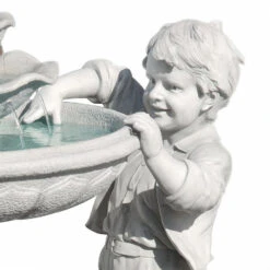 38" Child Splashing Outdoor Garden Sculptural Fountain -Ornaments Store dtoscky2293 2 83596.1588374905