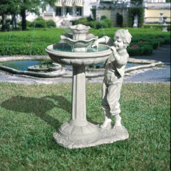 38" Child Splashing Outdoor Garden Sculptural Fountain -Ornaments Store dtoscky2293 4 98320.1588374906