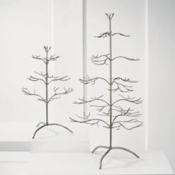25" Jewelry Storage Twig Tree Decorative Tiered Organizer - Silver -Ornaments Store dtri 15491 3 13139.1670489771