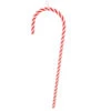 Set Of 2 Red And White Striped Candy Cane Hanging Christmas Ornaments 18"