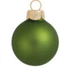 40ct Lime Green Glass Matte Finish Christmas Ball Ornaments 1.5" (40mm) -Ornaments Store dvzltpqzyqd1ydaescjolry6sizochjj 95854.1588371225