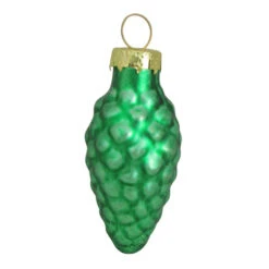 56ct Matte Green Glass Pinecone Christmas Ornaments 1.75" (45mm) 7 56ct Matte Green Glass Pinecone Christmas Ornaments 1.75" (45mm) -Ornaments Store dwhi2028996 88582.1645144964