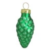 56ct Matte Green Glass Pinecone Christmas Ornaments 1.75" (45mm)