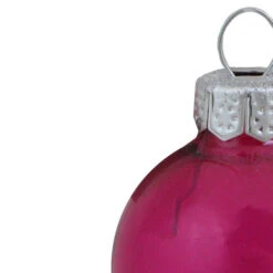 28ct Clear Lipstick Glass Christmas Ornaments 2" (50mm) -Ornaments Store dwhi2031051 68143.1647047405
