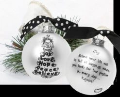 "Christmas Tree" Marci Glass Christmas Ball Ornament 2.75" (70mm) -Ornaments Store dwhi2050053 07032.1687442783