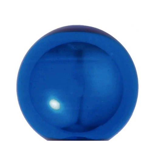8ct Blue Shiny Glass Christmas Ball Ornaments 3.25" (80mm) 4 8ct Blue Shiny Glass Christmas Ball Ornaments 3.25" (80mm) - Image 2