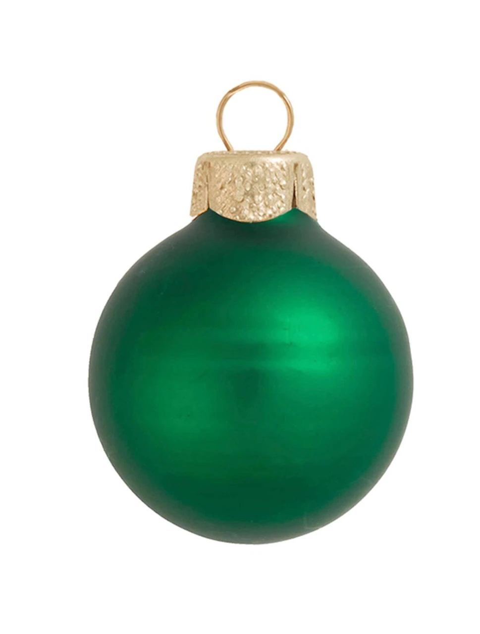 28ct Green Matte Glass Christmas Ball Ornaments 2" (50mm) 3 28ct Green Matte Glass Christmas Ball Ornaments 2" (50mm)