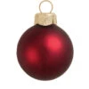 8ct Henna Red Matte Finish Glass Christmas Ball Ornaments 3.25" (80mm) 2 8ct Henna Red Matte Finish Glass Christmas Ball Ornaments 3.25" (80mm) -Ornaments Store dwhi 28014 1 19254.1588371150
