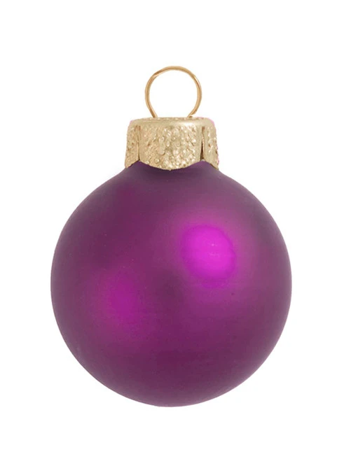 40ct Soft Pink Matte Glass Christmas Ball Ornaments 1.25" (30mm) 3 40ct Soft Pink Matte Glass Christmas Ball Ornaments 1.25" (30mm)
