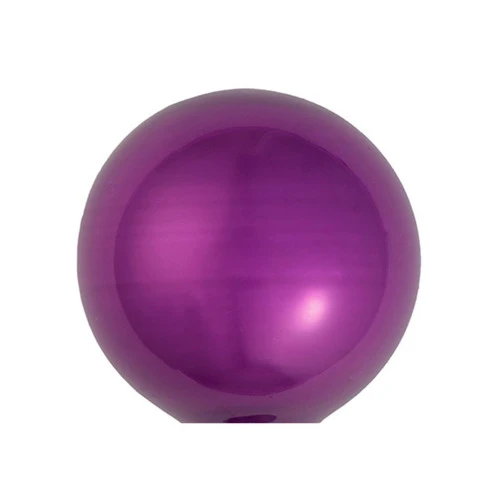 6ct Purple Pearl Glass Christmas Ball Ornaments 4" (101mm) 4 6ct Purple Pearl Glass Christmas Ball Ornaments 4" (101mm) - Image 2