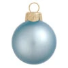 28ct Sky Blue Matte Glass Christmas Ball Ornaments 2" (50mm) -Ornaments Store dwhi 28852 1 22516.1588371066