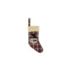 12.5" Lodge Snowhead Design And Plaid Patterned Christmas Stocking -Ornaments Store dwing dxq96597 55960.1588388952