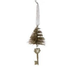 10" Gold Tree Key Ornament