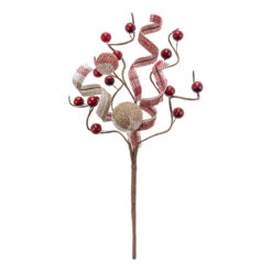 12" Red And White Gingham Check Pattern Short Pick