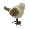 7" White Rustic Lovely Left Facing Cream Bird -Ornaments Store dwing raf94307lg 24730.1588349940
