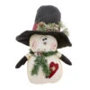 17" White Lovely Snowman With Black Top Hat -Ornaments Store dwing tdx69344 26421.1588349981