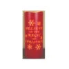 9.75" Red Believe In The Magic Of Christmas Battery Operated LED Pillar Candle With Timer -Ornaments Store dwing tlx76024 13669.1587643010