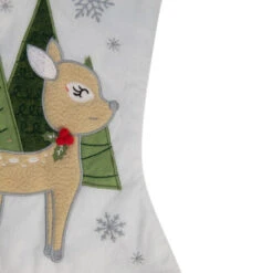 20" White Baby's First Christmas Stocking With Baby Deer And Plush White Cuff -Ornaments Store dyno 1199129 120deer 1 70355.1588371317