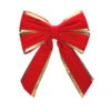 24" Red And Gold Commercial 4 Loop Outdoor Christmas Bow -Ornaments Store dyno 4401p6 24incom 72903.1588353541