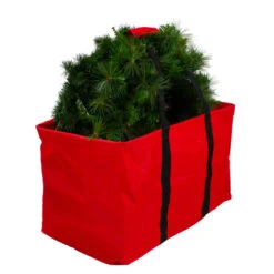 22" Red Collapsible Multi-Purpose Christmas Storage Bag With Carrying Handles -Ornaments Store dyno 77097 1 3 30755.1665610427