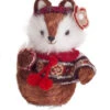 Melrose 9" Brown And White Mrs.Fox Wearing Knit Sweater Tabletop Decor -Ornaments Store dzb4hipnuaqhwzfqqpwqwzeb7hn0bsgc 45737.1588411337