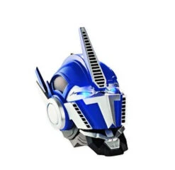 4.5" Blue And Silver Transformers Optimus Helmet With Sound Christmas Ornament
