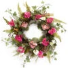 Mixed Foliage Artificial Floral Wreath, Pink 24-Inch -Ornaments Store eahzrb8ykf86nphmskipqucayvzoxmej 21569.1588397811