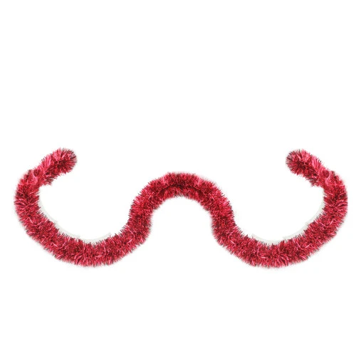 Northlight 50' X 2.5" Red Tinsel Artificial Christmas Garland - Unlit 3 Northlight 50' X 2.5" Red Tinsel Artificial Christmas Garland - Unlit