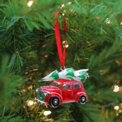Northlight 3.25” Red And White Car With Tree Christmas Ornament -Ornaments Store eanuzadw00habeipbpvgm9vdmnzr2hfj 89244.1588369101