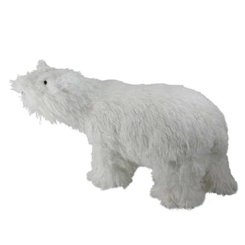 Northlight 17" White Contemporary Standing Polar Bear Christmas Figurine 4 Northlight 17" White Contemporary Standing Polar Bear Christmas Figurine - Image 2