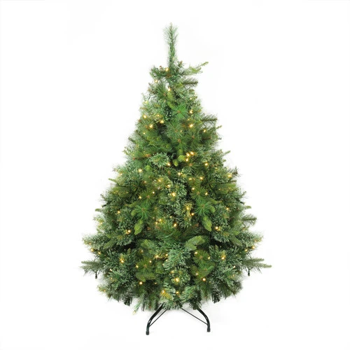 Northlight 4.5' Pre-Lit Full Ashcroft Cashmere Pine Artificial Christmas Tree, Warm Clear LED Lights 3 Northlight 4.5' Pre-Lit Full Ashcroft Cashmere Pine Artificial Christmas Tree, Warm Clear LED Lights