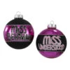 Kurt Adler 4ct Purple And Black Shiny Glass Christmas Ball Ornaments 3.25" (80mm) -Ornaments Store eiuliwzkcz4a45oax7ftluoqeabiolyi 35 08909.1588349706