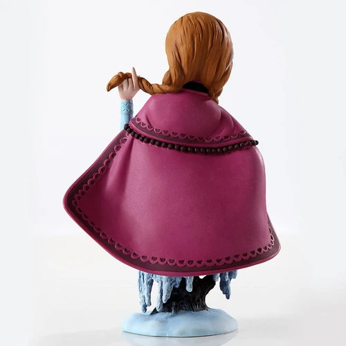 Enesco 7" Blue And Burgundy Red Frozen Anna Christmas Tabletop Figurine 5 Enesco 7" Blue And Burgundy Red Frozen Anna Christmas Tabletop Figurine - Image 3