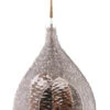 7.5" Dangling Pine Cones In Frosted Teardrop Christmas Ornament -Ornaments Store enimwdvh0jbjgvzswpbncvj8n0avq3rl 39653.1588396488