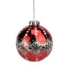 Red And White Snowflake Fair Isle Nordic Design Christmas Ball Ornament 3.75" (95mm) -Ornaments Store es5uustgumwh9vbangsnjwxtwkalv4b3 49864.1588344177