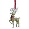 Northlight 3.75" Gold And Red European Glitter "Joy" Reindeer Christmas Ornament -Ornaments Store fj9di8afcryerfj3ryqzqb10egk2mzih 26028.1665610431