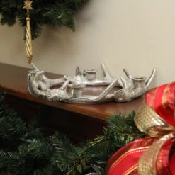 13.5" Silver Glitter Drenched Artificial Deer Antler Christmas Taper Candle Holder 6 13.5" Silver Glitter Drenched Artificial Deer Antler Christmas Taper Candle Holder -Ornaments Store gerson 2152990 02 64194.1600132637
