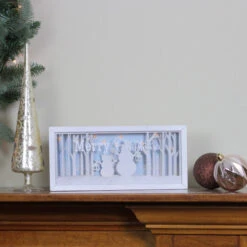 12" Lighted Merry Christmas Snowmen Christmas Shadow Box Decoration -Ornaments Store gerson 2424930 b 3 17859.1665346440