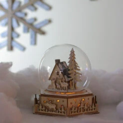 8" LED Animated And Musical Reindeer Christmas Dome Tabletop Decoration -Ornaments Store gerson 2429360 a 3 98149.1588405834