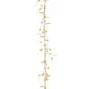 78" Pre-Lit LED Gold Beaded Artificial Christmas Garland -Ornaments Store hofert202246 06 58358.1588358655