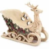 Melrose 9" Beige Reindeer Sleigh With Holly Leaves And Berries Christmas Tabletop Decor -Ornaments Store hq1cpaxwgxq9juta8nqvfwrk5t4x55io 75413.1588411259