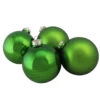 Northlight 4ct Shiny And Matte Green Glass Ball Christmas Ornaments 4" (100mm) -Ornaments Store ihyddqceandtabjp2yxdlcezbx6r4dng 02106.1588344020