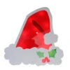 Christmas Central 12.5" Lighted White And Red Santa Hat Christmas Window Silhouette Decoration -Ornaments Store impact 13408 1 88758.1588406586